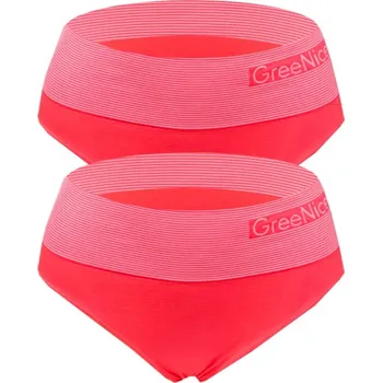 Dámské spodní prádlo Dámské bezešvé kalhotky GreeNice - ART.3953 ( 2 ks v balení ) Barva: Oranžová, Velikost: L/XL