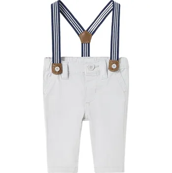 Kojenecké oblečení MAYORAL chlapecké kalhoty a kšandy šedá vel. 75 cm