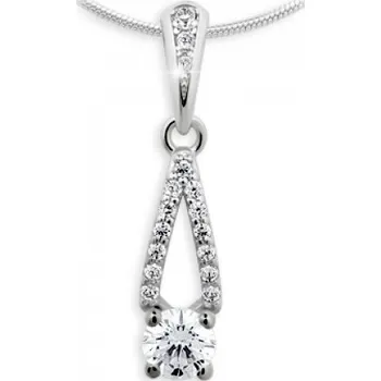 Přívěsek Cutie Jewellery dlp254110xl2 Přívěsek z bílého zlata se zirkony model 2541 – zlatý šperk ryzosti 585/1000 v Dárkovém balení s Certifikátem GLPWB-24081
