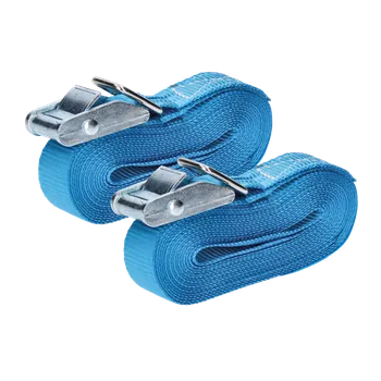 Upínací popruh KOVIAN, s.r.o. rychloupínací pás, 4m, 25mm, se sponou a volným koncem, LC 250 daN, vyrobený v souladu s normou ČSN EN 12195-2