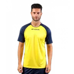 fotbalový dres givova Capo žlutá/tmavě modrá 0704
