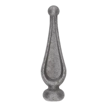 Příslušenství pro plot KOVIAN, s.r.o. VÝPRODEJ: Kovaný hrot H 148 x L 40 x 32 mm