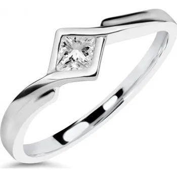 Prsten Cutie Jewellery z6722-1113 Prsten z bílého zlata se zirkony model 1113 vel. 53 – zlatý šperk ryzosti 585/1000 v Dárkovém balení s Certifikátem GLRWB-53-23771