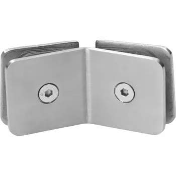 Zábradlí KOVIAN, s.r.o. Svorka skla mezi sklo a sklo, 135°, sklo 8 - 10 mm, AISI 304