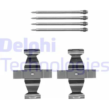 Autodíl Sada prislusenstvi, oblozeni kotoucove brzdy DELPHI LX0546