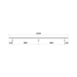 KOVIAN, s.r.o. Madlo ø 42.4mm, L-2000mm, broušená nerez AISI304