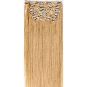 Příčesek CLIP IN LUXURY ROYAL BLOND #613,120g, 50cm, 7pásů, 100% lidské vlasy