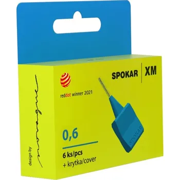Mezizubní kartáček SPOKAR XM 0,6 mm 6 ks modré