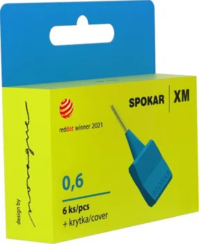 Mezizubní kartáček SPOKAR XM 0,6 mm 6 ks modré