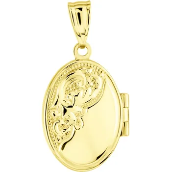 Přívěsek GEMMAX Zlatý otevírací medailon GLPYN-22401 Zlatá