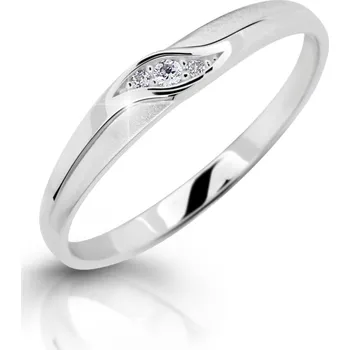 Prsten Cutie Jewellery dlr234610xl2 Prsten z bílého zlata s čirými zirkony model 2346 vel. 59 – zlatý šperk ryzosti 585/1000 v Dárkovém balení s Certifikátem GLRWB-59-16921