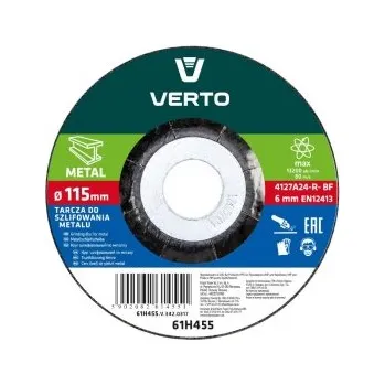 Brusný kotouč Kotouč brusný na kov, 115 x 6,0 x 22.2 mm TOPEX (61H455)