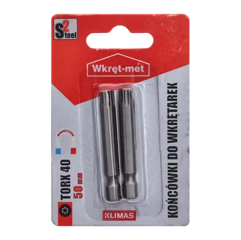Bit Klimas 2 dílny blister bitů TX-40, délka 50mm
