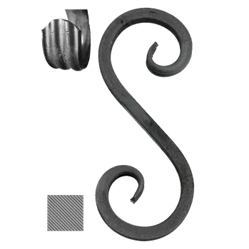 Zábradlí KOVIAN, s.r.o. Esko 12 x 12 mm, 230 x 80 mm, hladké