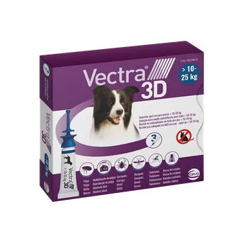 Ceva Animal Health Slovakia Vectra 3D Spot-On pro psy, 10 - 25 kg/3x 3,6 ml