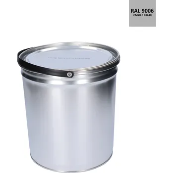 Lak na dřevo Kansai Helios Barva antikorozní polomatná na zinek 5 kg stříbrná