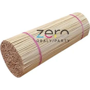 Jednorázové nádobí Špejle lipové hranaté 4x4 mm/40 cm (100 ks)