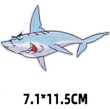 Nažehlovačka, nášivka, aplikace žralok