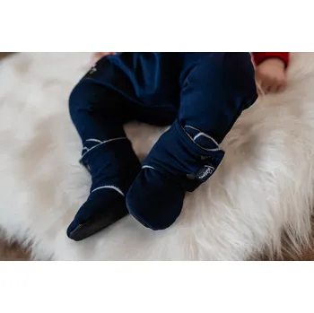 Capáčky Capáčky s microfleece NAVY BLUE White VELIKOST: 5 délka stélky: 15cm