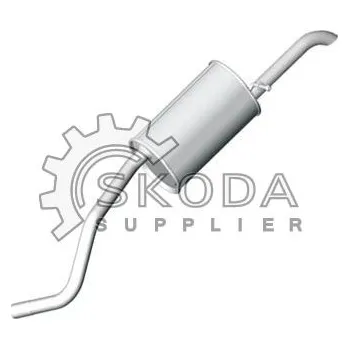 Výfukový systém Škoda Fabia 1.2 zadní díl combi/sedan 2005 - TYLL 00127
