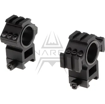 Aim-O Montážní kroužky 25mm / 30mm (1x 3RIS) - černé