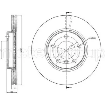 Brzdový kotouč Brzdový kotouč CIFAM (800-1380C)