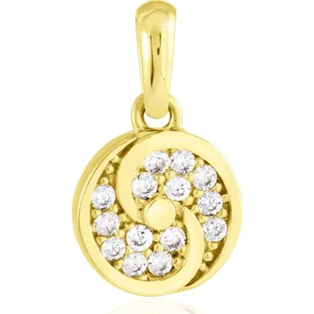 Přívěsek GEMMAX Zlatý přívěsek Jin a Jang – zlatý šperk ryzosti 585/1000 v Dárkovém balení s Certifikátem GLPYB-34801