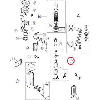 Pohon brány NICE SPWL1024001 SET - motorček 24V pre WALKY