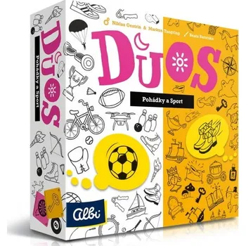 Společenská hra ALBI Duos: Pohádky a sport
