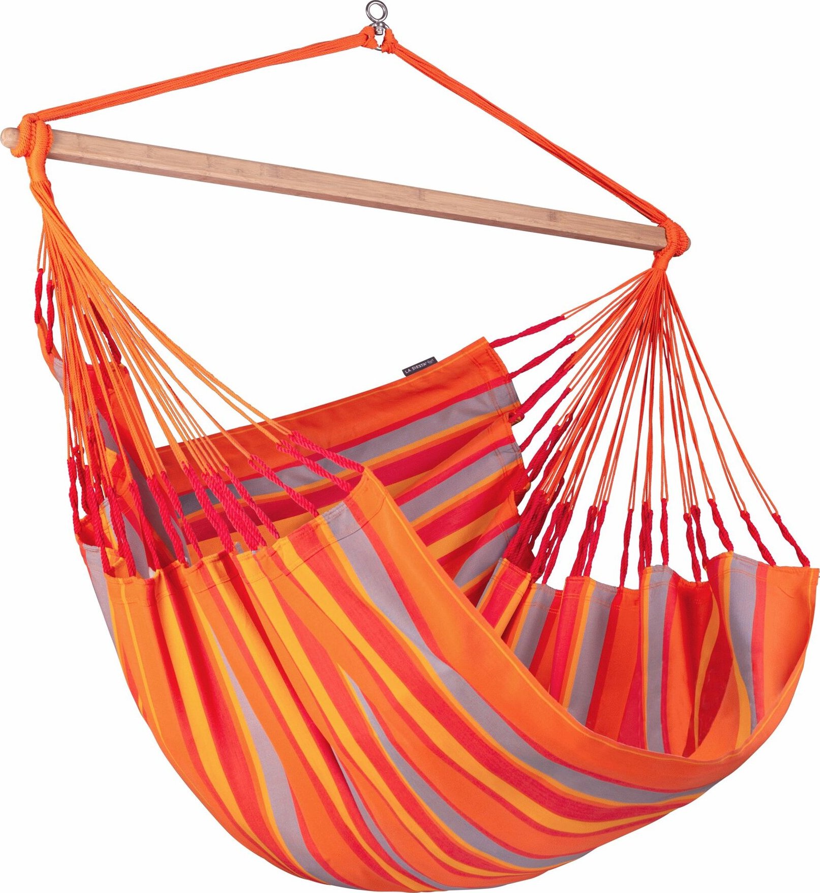 Závěsné houpací křeslo La Siesta Domingo Kingsize Caribic lime