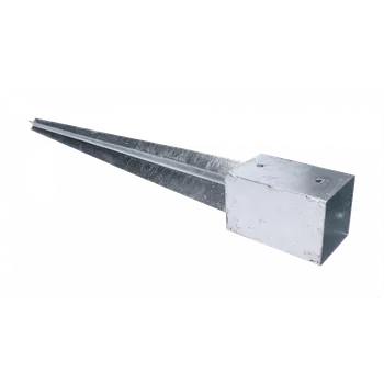 Stavební materiál domax Zemní vrut, zatloukací patka, 91 x 150 mm, žárový pozink