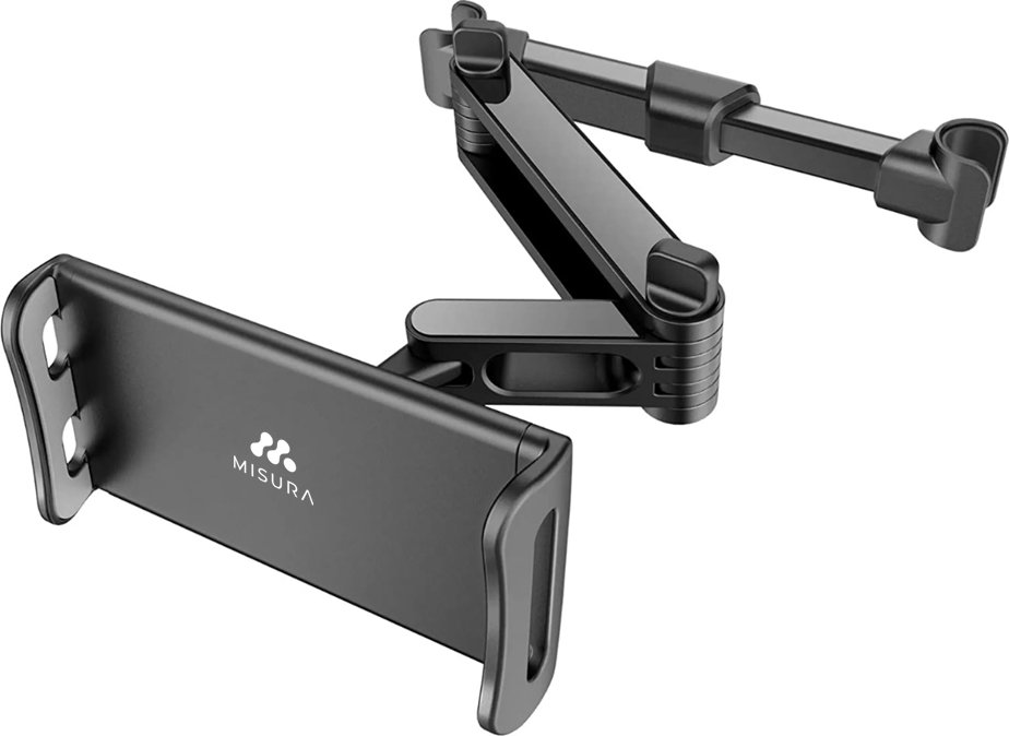 MISURA Skládací držák tabletu a mobilu do auta-BLACK