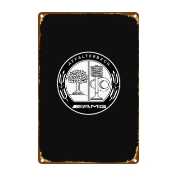 Autoklíč Plechová cedule AMG Affalterbach - retro EIC-290