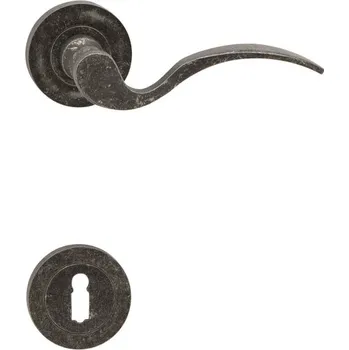 Dveřní kování Kovaná klika VENEZIA-R RUSTIKAL Cobra
