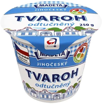 Madeta Jihočeský tvaroh odtučněný 250 g