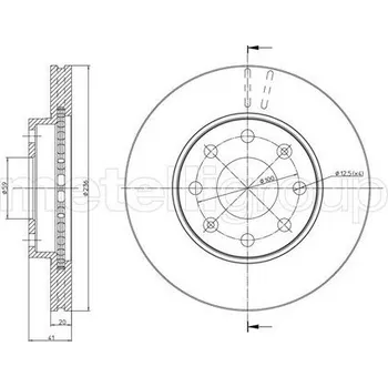 Brzdový kotouč Brzdový kotouč METELLI 23-0790C