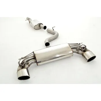 76mm Výfukový systém- Duplex s originálnym ovládaním klapiek VW Golf VII R - s certifikátem ECE (991450RKL-X3-X)