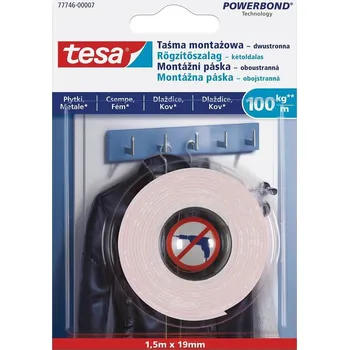 Lepicí páska Oboustranná lepicí páska tesa Montážní oboustranná páska na dlaždice a kov 100kg/m