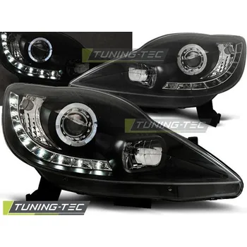 Přední světlomet PŘEDNÍ SVĚTLA PEUGEOT 107 05-11 DAYLIGHT ČERNÁ