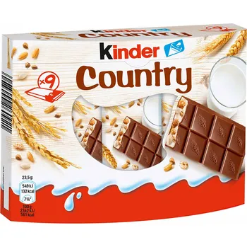 KINDER COUNTRY ČOKOLÁDOVÉ TYČINKY NĚMECKO!