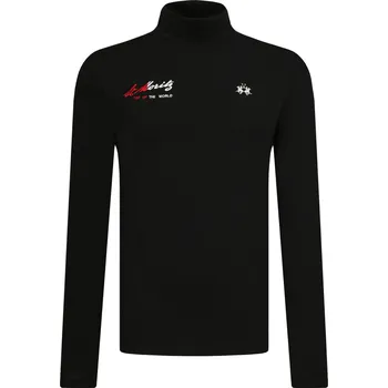 Pánský svetr La Martina Rolák | Barva:černý | Velikost:XXL