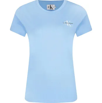 Dámské tričko CALVIN KLEIN JEANS Tričko | Barva:světlo modrá | Velikost:XS