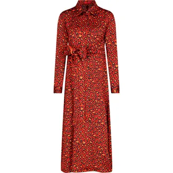 Dámské šaty HUGO Šaty Kolema-1 | Barva:červený | Velikost:34