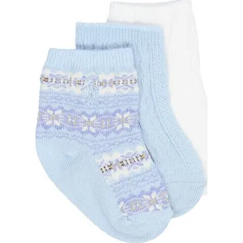 Pánské ponožky POLO RALPH LAUREN Ponožky 3-pack FAIRISLE | Barva:světlo modrá | Velikost:0-6M