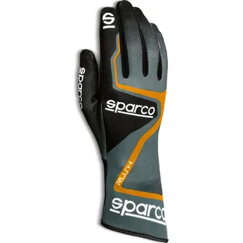 Rukavice Rukavice Sparco Rush (vnitřní šití) černě/oranžové