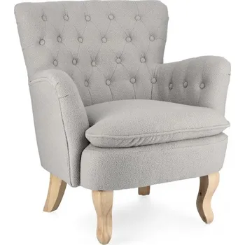 Křeslo BIZZOTTO Křeslo ORLINS šedé 0748264