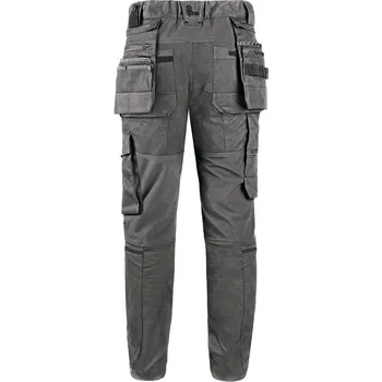 Kalhoty CXS LEONIS, pánské, šedé s černými doplňky, vel. 58