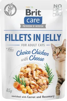 Krmivo pro kočku Brit Care Cat Fillets in Jelly with Chicken 85 g