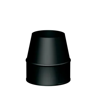 Komín Uzávěr vedení černý 150mm 0,6/32,5mm