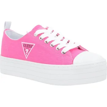 Dámská obuv Guess Plátěné tenisky BRIGS | Barva:růžová | Velikost:35